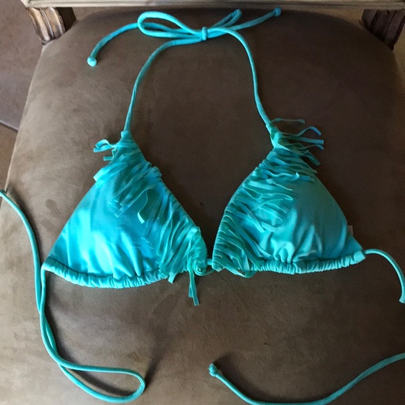 Victoria's Secret Other - Victoria’s Secret Fringe Bikini Top NEW M